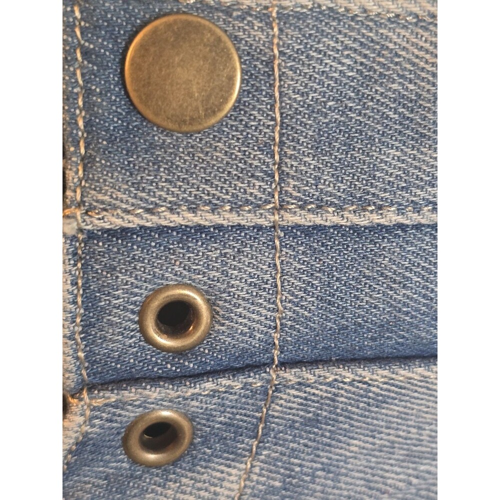 GSSZO Chunky Denim Work Boot Style Street Wear Rugged Urban Grit Lug Soles Men 7 - Picture 6 of 10